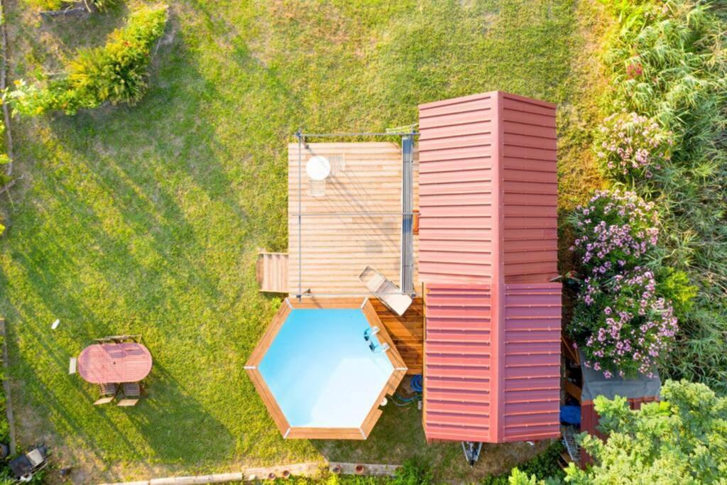 Myinsolite - Tiny-House, Jacuzzi, Brasero, Piscine Aigues-Mortes Zewnętrze zdjęcie