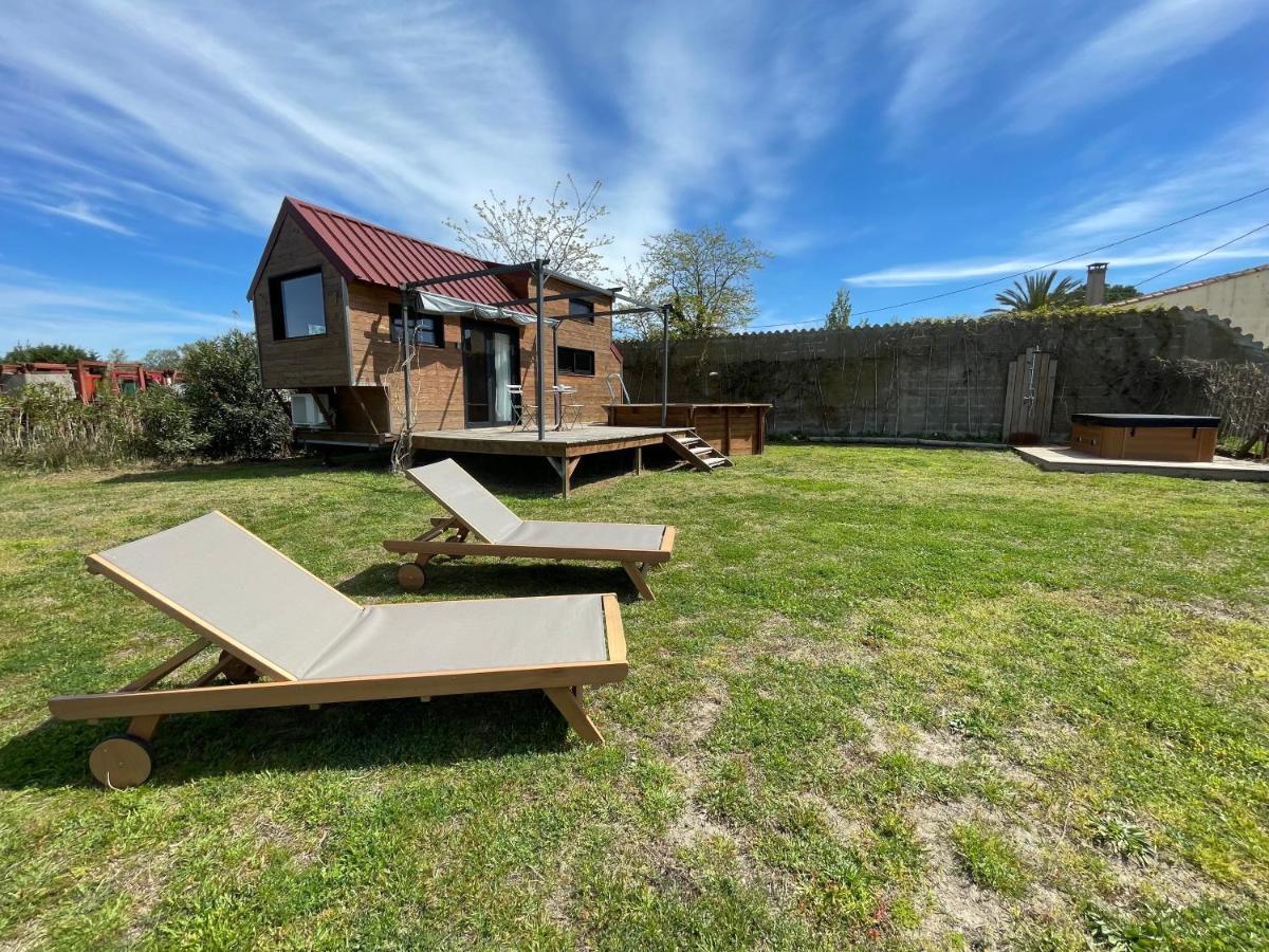 Myinsolite - Tiny-House, Jacuzzi, Brasero, Piscine Aigues-Mortes Zewnętrze zdjęcie