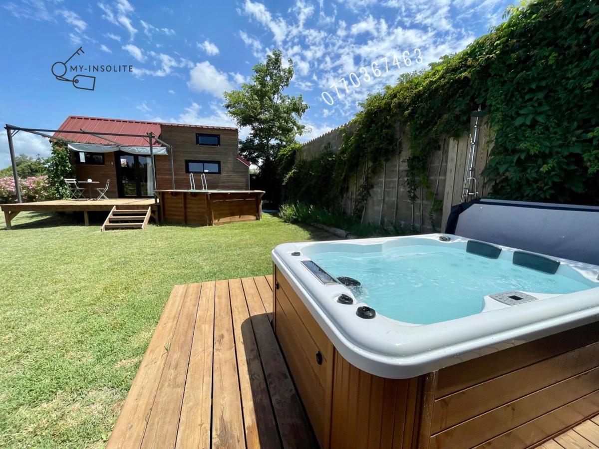 Myinsolite - Tiny-House, Jacuzzi, Brasero, Piscine Aigues-Mortes Zewnętrze zdjęcie